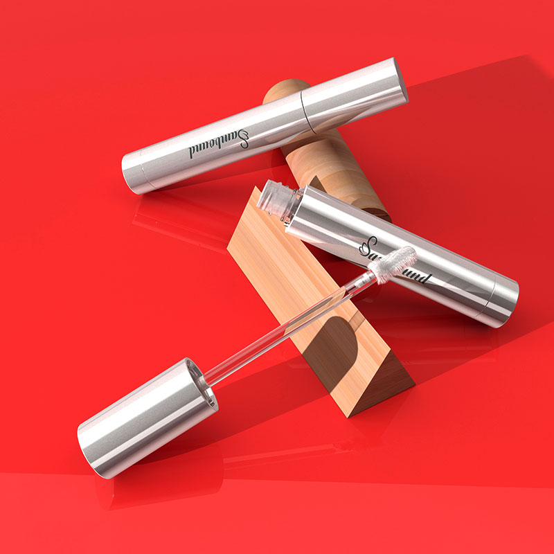 銀色金屬外殼唇彩管空管