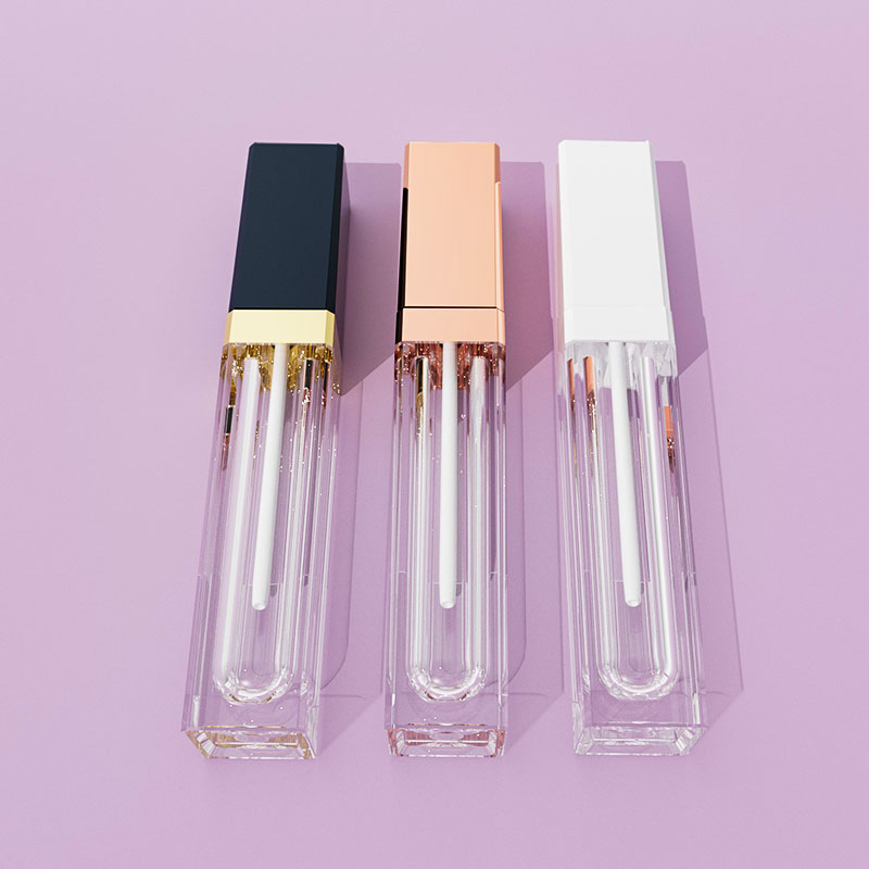 6ml方形帶肩套唇釉管